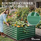 YITAHOME 6x3x2ft Large Raised Garden Bed Kit, Galvanized Metal Planter Box - Image 6