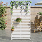 Casaphoria 72" H x 35" W Metal Privacy Screen, Outdoor Freestanding Decorative - Image 4