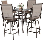 NUU GARDEN 5 Piece Patio Bar Set - Image 2