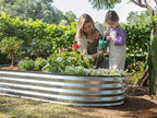 Plant & Plot Galvanized Raised Garden Beds Outdoor // 8×4×1 ft Planter Raised - Image 6