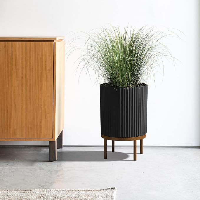 Veradek Demi Series Round Planter w/ Stand - Image 4