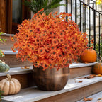 Artificial Fall Flowers Outdoor Fake Mums - Image 4