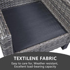 Belord 7 Piece Outdoor Furniture Patio Wicker Sofa Set, Oversize Outdoor Dining - Image 7