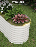 GarveeLife 8x2x2 ft Galvanized Raised Garden Bed - Image 6