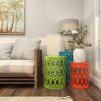 Deco 79 Metal Side End Accent Table Indoor Outdoor Nesting End Table - Image 10