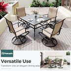 5-Piece Outdoor Dining Set, Patio Furniture Set - Image 6