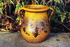 Goodman and Wife Egyptian Era Designed Earthen Ware Terra-Cotta Vessel/Planter - Image 3