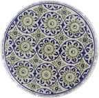 JONATHAN Y TBL1025A Lula 17.25" Suzani Ceramic Indoor/Outdoor Garden Stool - Image 9