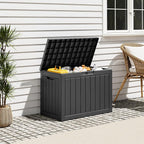 Outdoor Storage Box, Resin Deck Boxes Indoor and outdoor, Waterproof Storage - Image 4