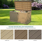 YITAHOME 230 Gallon Outdoor Storage Deck Box, Weather-Resistant Resin, Versatile - Image 6