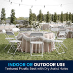 Flash Furniture Hercules Set of 10 Indoor/Outdoor Heavy-Duty Plastic Folding - Image 5