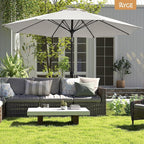 Ayge 9FT Large Outdoor Patio Umbrella Market Table Umbrella-UV Resistant - Image 8
