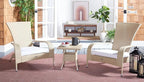 SAFAVIEH Outdoor Patio Furniture Collection Edna 3-Piece Lounge Set - Image 2