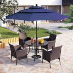 PHI VILLA 5 Piece Outdoor Dining Set - Image 6