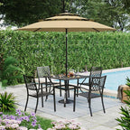 PHI VILLA Outdoor Dining Set 6 PCS - Image 6