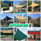 Royal Shade 16' x 20' White Rectangle Sun Shade Sail Canopy Outdoor Patio - Image 5