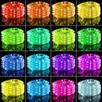 Minetom Color Changing Rope Lights Outdoor, 33FT 100 LED String Lights - Image 2