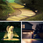 Consciot Christmas Solar Spot Lights Outdoor, IP67 Waterproof 2-in-1 Solar - Image 6