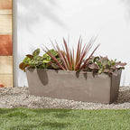 Arcadia Garden Products U65TP Plastic/Stone/Wood Composite Simplicity Window Box - Image 4