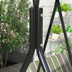 Outsunny 3-Seat Outdoor Patio Swing Chair - Image 9