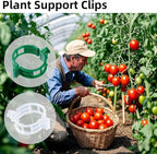 300 Pcs Plant Support Clips, Plastic Clips - Image 7
