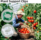 100 Pcs Plant Support Clips, Plastic Clips - Image 7