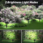 T-SUN Solar Spot Lights Outdoor 4 Pack, 49 LED 2 Lighting Modes, IP65 - Image 3