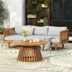 Christopher Knight Home Claremont Patio Sofa and Coffee Table Set, 2 Piece by ChristopherKnightHome