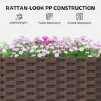 Outsunny Plastic Raised Garden Bed - Image 8