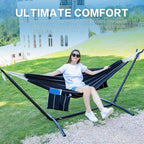 PNAEUT Double Hammocks with Stand - Image 2