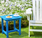 Y&M Outdoor Side Table, HIPS Adirondack Small Single Table, Waterproof Square - Image 2