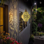 Hanging Solar Lights Outdoor Garden Decor Solar Lantern Waterproof Plastic - Image 3