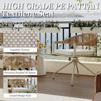 TWT Patio Dining Chairs Outdoor Stackable Dining Chairs - Image 7
