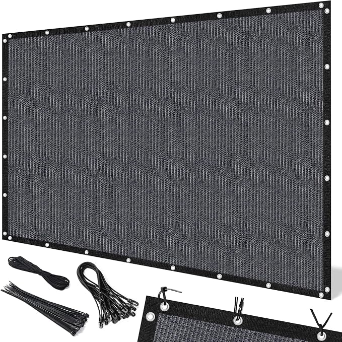 Artpuch 90% Sun Shade Cloth, 6 x 10 FT Pergola Shade Cover Canopy by Artpuch