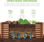 Best Choice Products 4x2x2ft Outdoor Metal Raised Garden Bed, Deep Root Planter - Image 3