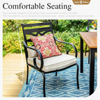 Sophia & William Outdoor Patio Dining Set - Image 4