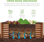 Best Choice Products 4x2x2ft Outdoor Metal Raised Garden Bed, Deep Root Box - Image 5
