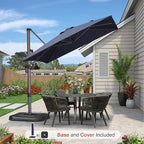 PURPLE LEAF 8'×8' Patio Cantilever Umbrella - Image 2