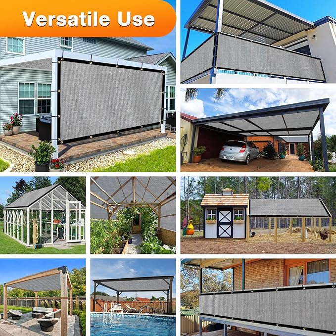 Artpuch Outdoor Pergola Shade Cover 13x23 FT Sun Shade Cloth - Image 6