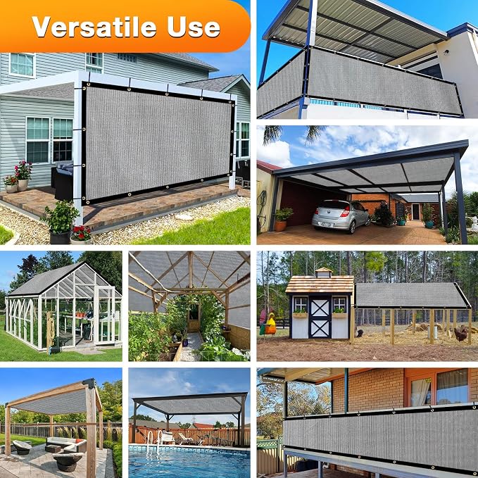 Artpuch Outdoor Pergola Shade Cover 14x19 FT Sun Shade Cloth - Image 6