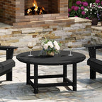 WestinTrends Malibu Low Outdoor HDPE Round Patio Coffee Table by WestinTrends