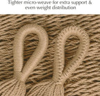 PNAEUT Handwoven Mayan Hammock, Thick Soft Rope Double Hammock - Image 5