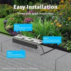 SUNVIE 7 Inch Retaining Wall Lights 5W LED Hardscape Lighting 12V-24V Low - Image 7