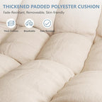 SWITTE Double Wicker Egg Chair Outdoor, Indoor 2-Person Papasan Loveseat - Image 5