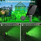 Green Solar Spot Lights Outdoor, 2 Pack Solar Landscape Spotlights IP65 - Image 5