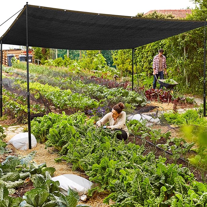 QLOFEI Shade Cloth for Garden, 90% Sunblock Shade Neting Cover - Image 3