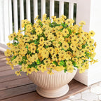 Bassion Artificial Flowers for Outdoors, 24 Bundles UV Resistant Fake Flowers - Image 2