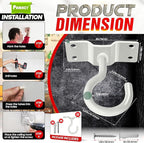 2Pcs 200LBS Rotatable Ceiling Hooks - Image 5