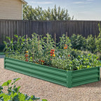 YITAHOME 72x36x12 in 2pcs Galvanized Raised Garden Bed Kit, Large Metal Planter - Image 2