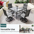 5-Piece Outdoor Dining Set, Patio Furniture Set - Image 6